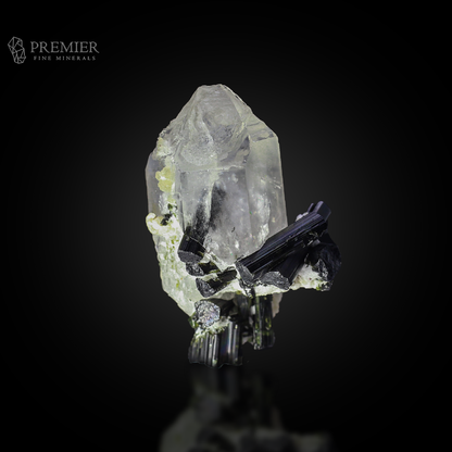 Quartz, Etched Quartz, Epidote, Mica, Inclusion Crystal, Combination Specimen, Rare Crystal, 65.4 Grams, 327 Carats, Afghanistan Mineral, Raw Crystal, Collector Grade, Unique Habit