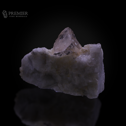 Etched Imperial Topaz on Feldspar Matrix - Pakistan