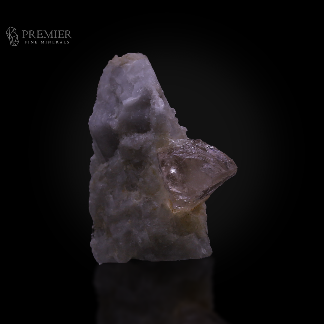 Etched Imperial Topaz on Feldspar Matrix - Pakistan