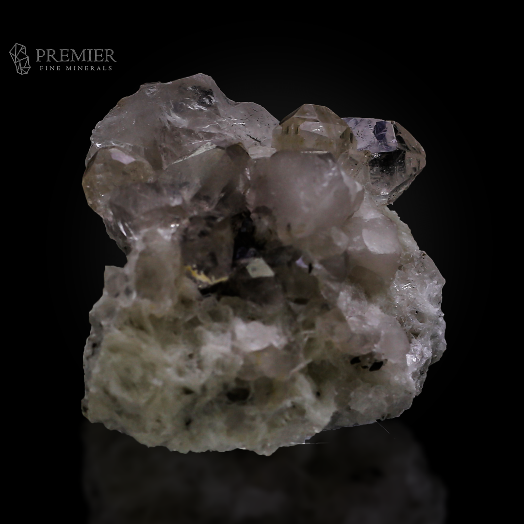 Topaz, Quartz, Combination Specimen, 77 Grams, 385 Carats, Pakistan Mineral, Skardu, Raw Crystal, Collector Grade, On Matrix, Gem Quality, Miniature Specimen