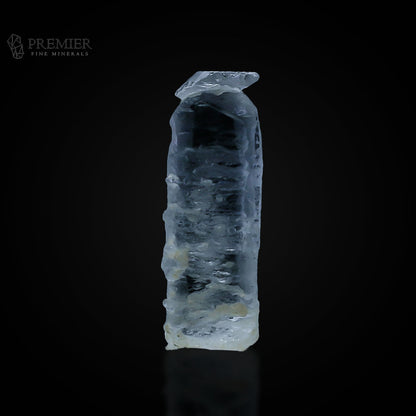 Aquamarine, Beryl, Etched Crystal, Cap Terminated, Geometric Pattern, 19.85 Carats, 3.97 Grams, Pakistan Mineral, Raw Crystal, Collector Grade, Thumbnail, Gem Quality