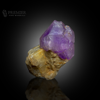 Amethyst, Feldspar, Quartz, Crystal Cluster, 887 Carats, 177.4 Grams, Purple Crystal, Raw Mineral, Giant Specimen, On Matrix, Combination Specimen, Healing Crystal, Large Amethyst