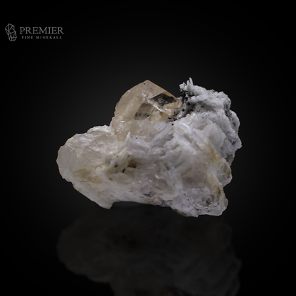 Topaz, Etched Topaz, Albite, Feldspar, Combination Specimen, Rare Crystal, 47.7 Grams, 238.5 Carats, Pakistan Mineral, Skardu, Raw Crystal, Collector Grade, On Matrix, Unique Habit