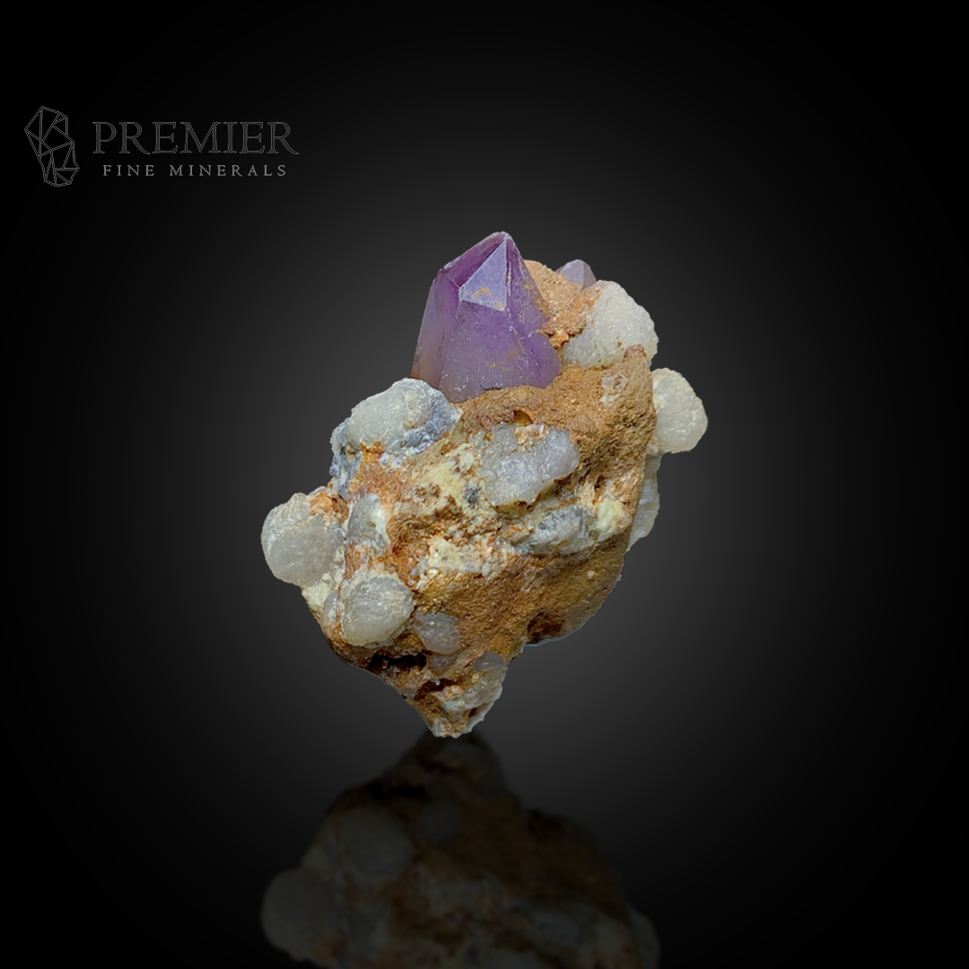 Amethyst and Calcite on Matrix - Afghanistan