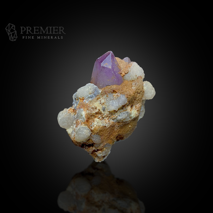 Amethyst and Calcite on Matrix - Afghanistan