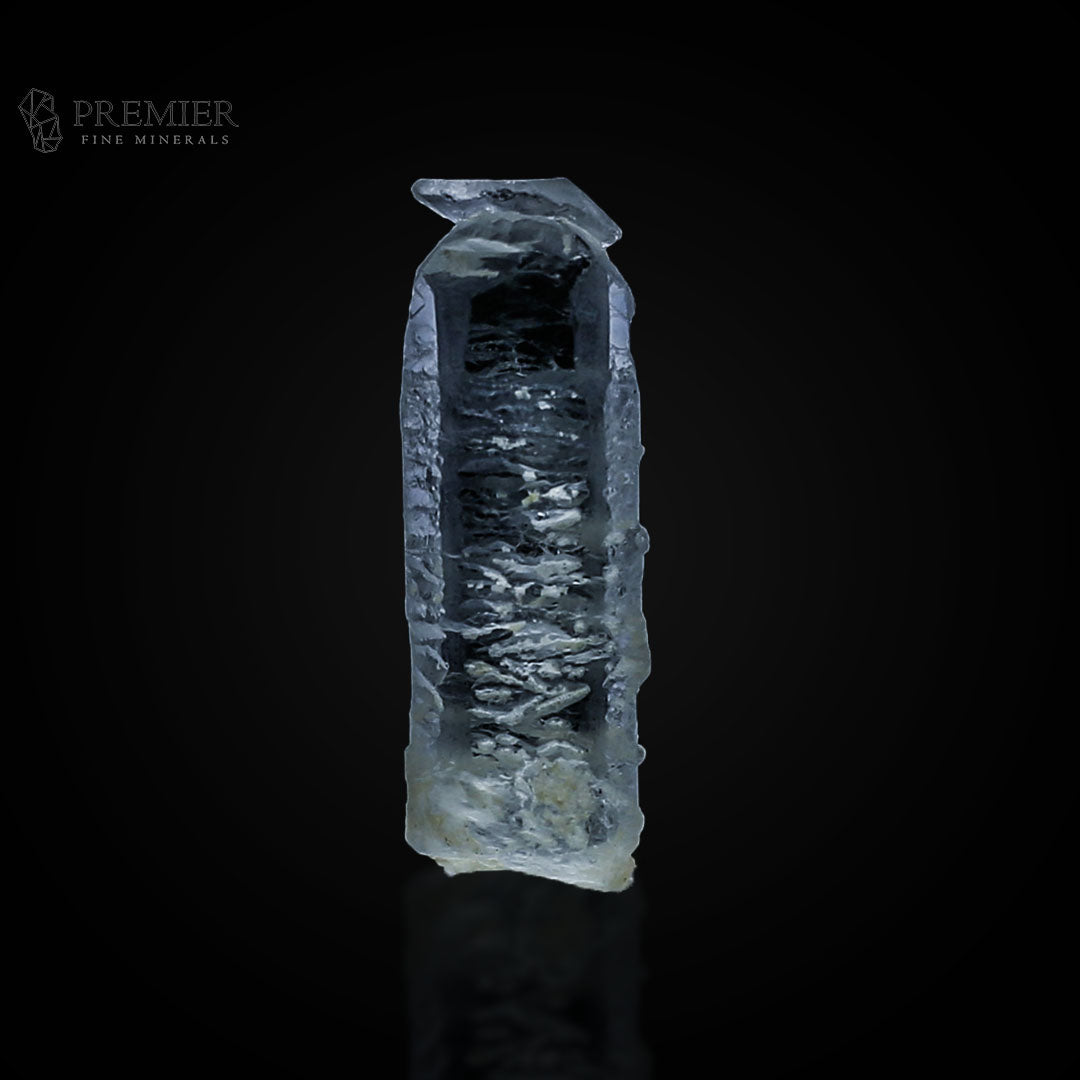 Aquamarine, Beryl, Etched Crystal, Cap Terminated, Geometric Pattern, 19.85 Carats, 3.97 Grams, Pakistan Mineral, Raw Crystal, Collector Grade, Thumbnail, Gem Quality