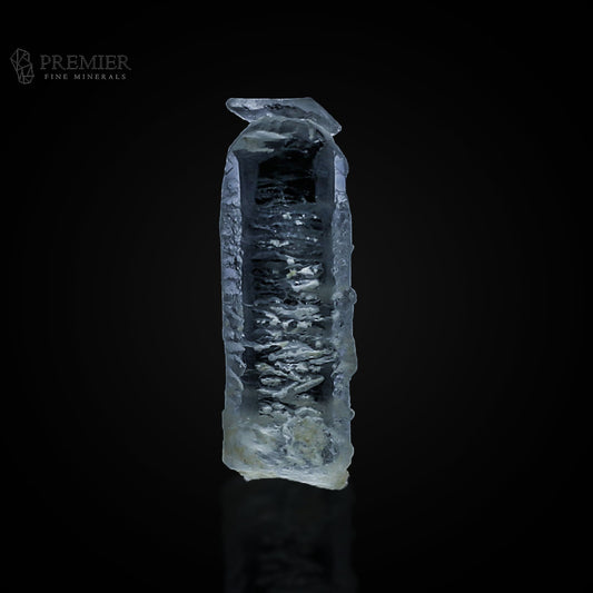 Aquamarine, Beryl, Etched Crystal, Cap Terminated, Geometric Pattern, 19.85 Carats, 3.97 Grams, Pakistan Mineral, Raw Crystal, Collector Grade, Thumbnail, Gem Quality