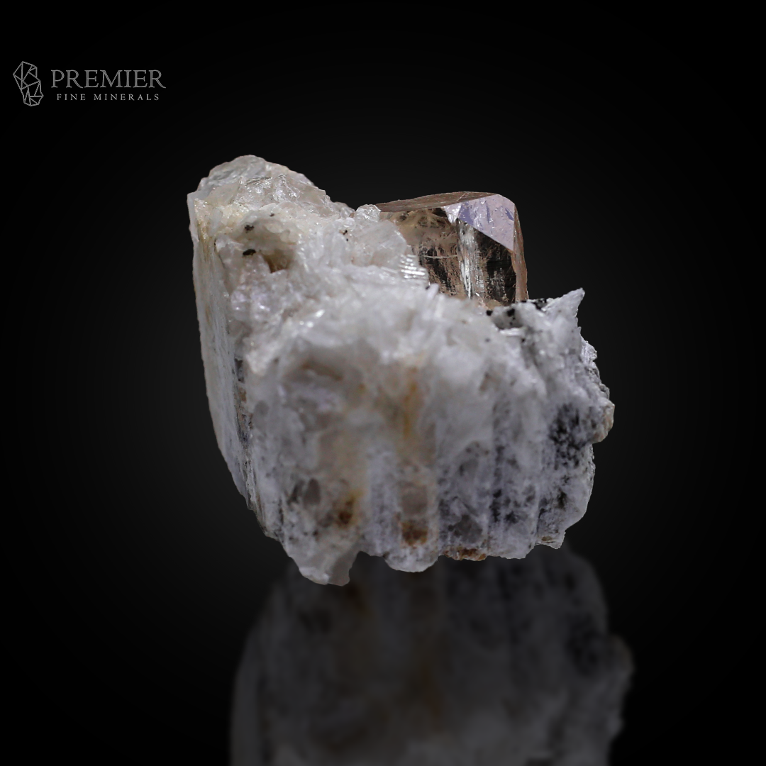 Topaz, Etched Topaz, Albite, Feldspar, Combination Specimen, Rare Crystal, 47.7 Grams, 238.5 Carats, Pakistan Mineral, Skardu, Raw Crystal, Collector Grade, On Matrix, Unique Habit