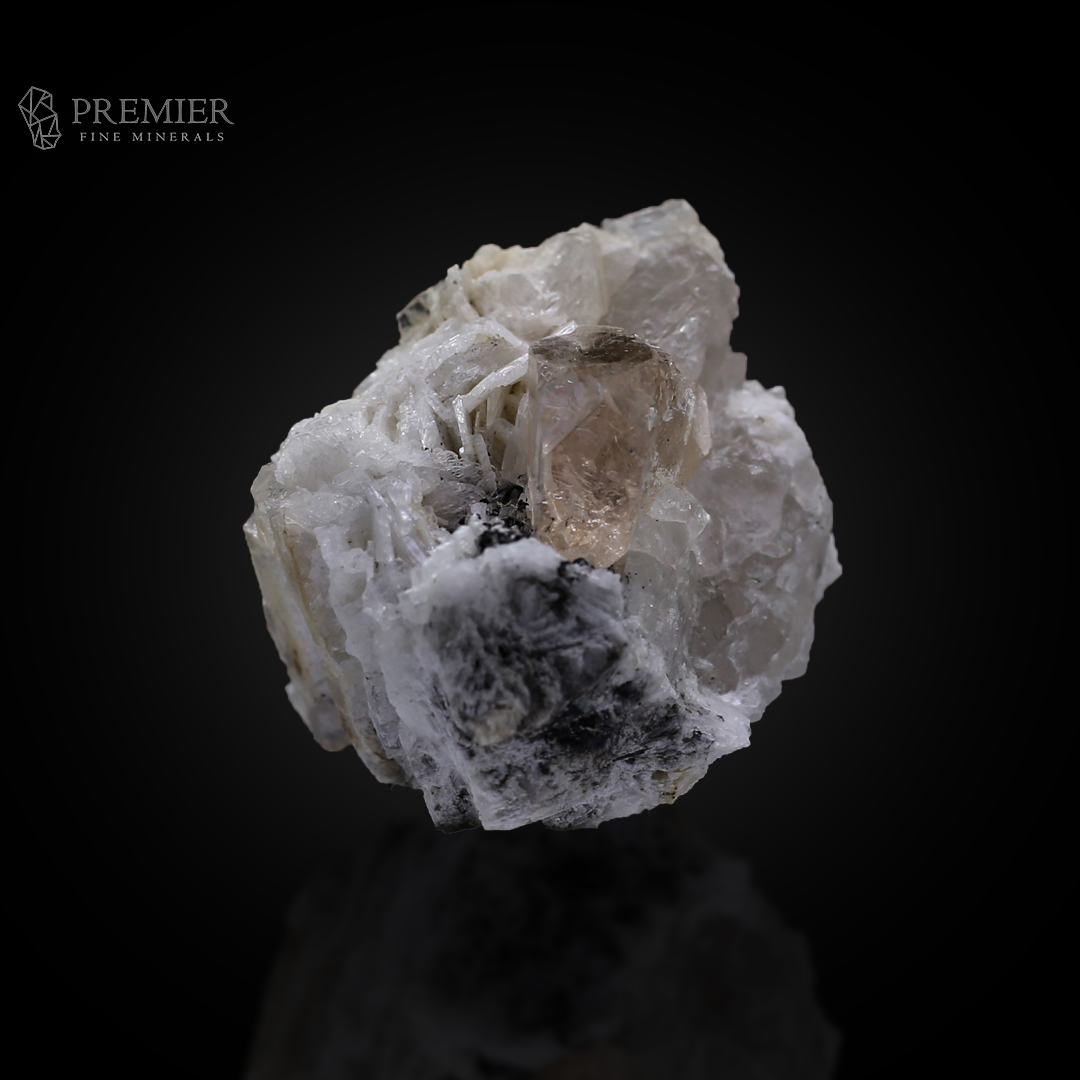 Topaz, Etched Topaz, Albite, Feldspar, Combination Specimen, Rare Crystal, 47.7 Grams, 238.5 Carats, Pakistan Mineral, Skardu, Raw Crystal, Collector Grade, On Matrix, Unique Habit