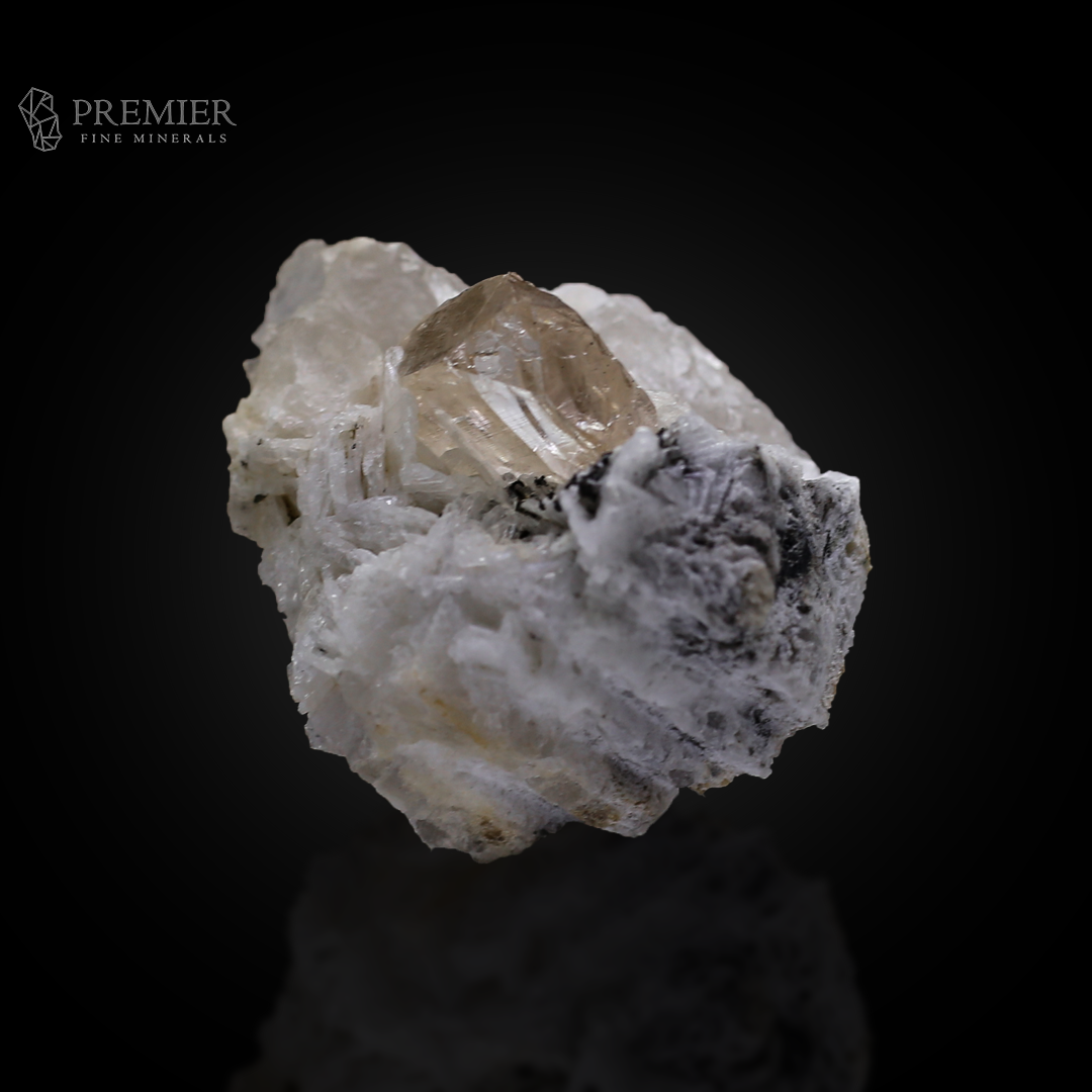 Topaz, Etched Topaz, Albite, Feldspar, Combination Specimen, Rare Crystal, 47.7 Grams, 238.5 Carats, Pakistan Mineral, Skardu, Raw Crystal, Collector Grade, On Matrix, Unique Habit