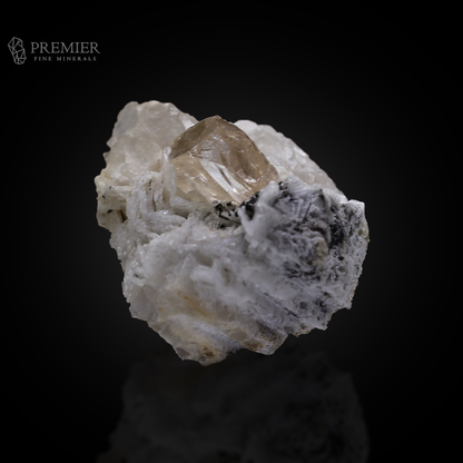 Topaz, Etched Topaz, Albite, Feldspar, Combination Specimen, Rare Crystal, 47.7 Grams, 238.5 Carats, Pakistan Mineral, Skardu, Raw Crystal, Collector Grade, On Matrix, Unique Habit