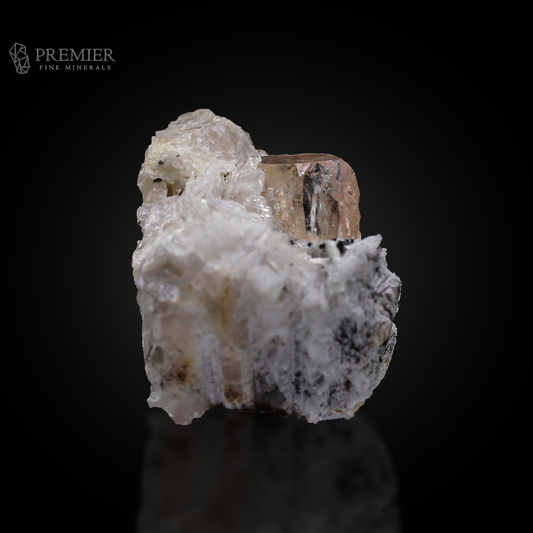 Topaz, Etched Topaz, Albite, Feldspar, Combination Specimen, Rare Crystal, 47.7 Grams, 238.5 Carats, Pakistan Mineral, Skardu, Raw Crystal, Collector Grade, On Matrix, Unique Habit