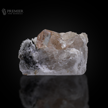 Topaz, Etched Topaz, Albite, Feldspar, Combination Specimen, Rare Crystal, 47.7 Grams, 238.5 Carats, Pakistan Mineral, Skardu, Raw Crystal, Collector Grade, On Matrix, Unique Habit