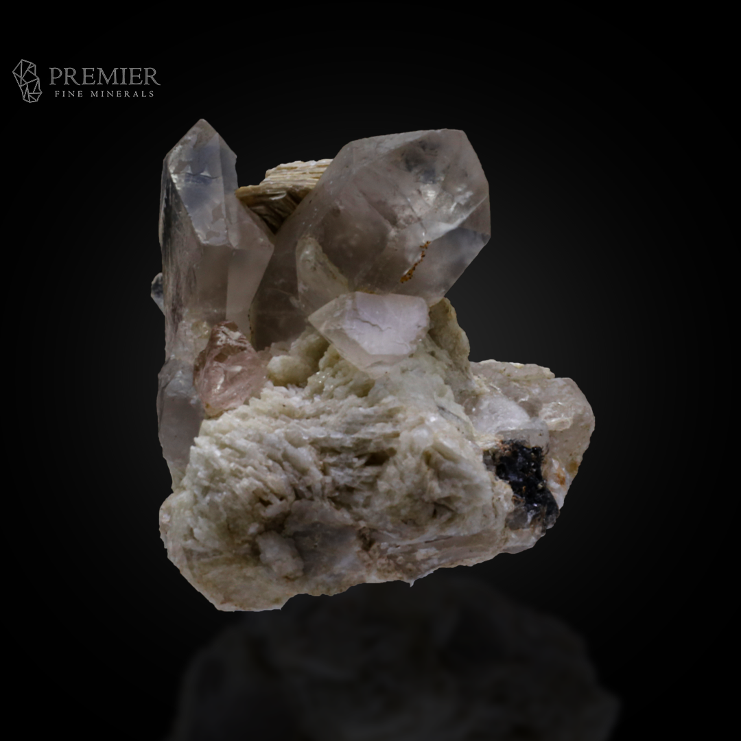 Topaz, Etched Topaz, Smoky Quartz, Quartz, Mica, Combination Specimen, Rare Crystal, 176 Grams, 880 Carats, Pakistan Mineral, Skardu, Raw Crystal, Collector Grade, Unique Habit