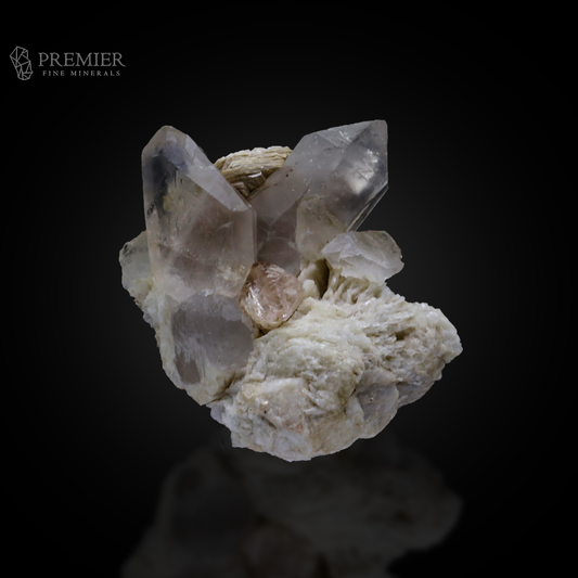 Topaz, Etched Topaz, Smoky Quartz, Quartz, Mica, Combination Specimen, Rare Crystal, 176 Grams, 880 Carats, Pakistan Mineral, Skardu, Raw Crystal, Collector Grade, Unique Habit