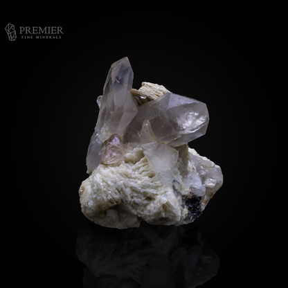 Etched Topaz Crystal with Smoky Quartz & Mica - Skardu, Pakistan