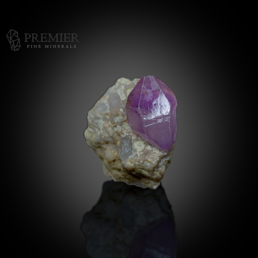 Amethyst, Quartz, Crystal Cluster, 16.5 Grams, 82.5 Carats, Afghanistan Mineral, Purple Crystal, On Matrix, Crown Chakra, Collector Specimen, Miniature Specimen, Healing Crystal, Natural Form