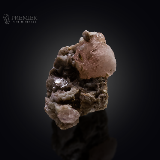 Morganite, Beryl, Etched Crystal, Rare Crystal, 19.42 Grams, 97.1 Carats, Afghanistan Mineral, Pink Crystal, Raw Crystal, Collector Grade, Unique Habit, On Matrix