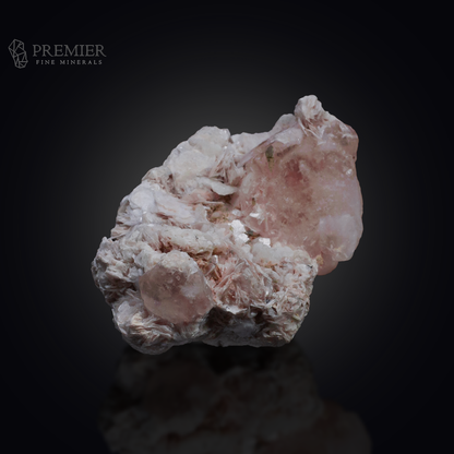Morganite, Beryl, Etched Crystal, Rare Crystal, 19.42 Grams, 97.1 Carats, Afghanistan Mineral, Pink Crystal, Raw Crystal, Collector Grade, Unique Habit, On Matrix
