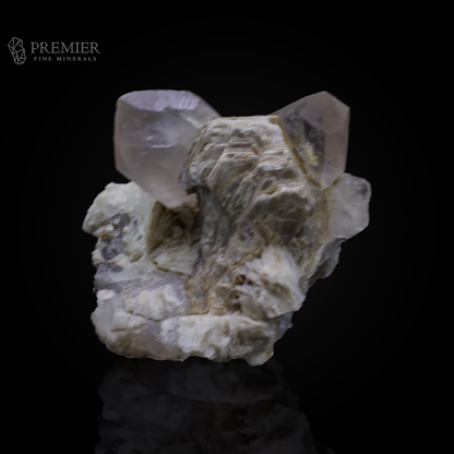 Etched Topaz Crystal with Smoky Quartz & Mica - Skardu, Pakistan