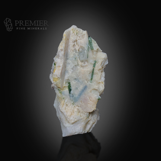 Tourmaline, Feldspar, Crystal Cluster, 179 Grams, 895 Carats, Afghanistan Mineral, Large Crystal, On Matrix, Combination Specimen, Raw Crystal, Collector Grade, Aesthetic Mineral