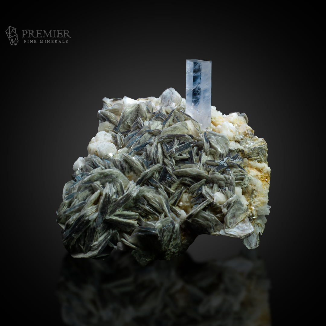 Aquamarine, Beryl, Feldspar, Muscovite, Mica, Combination Specimen, 345 Grams, 1725 Carats, Pakistan Mineral, Himalayan, Raw Crystal, Collector Grade, Aesthetic Mineral