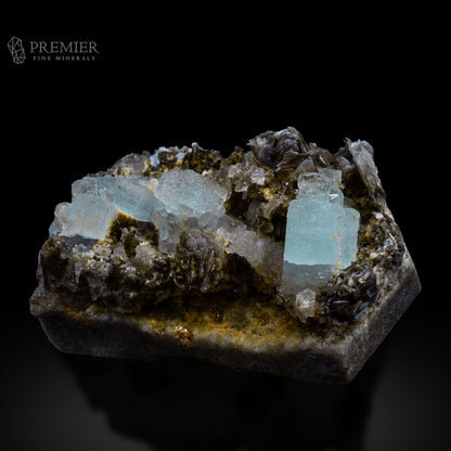 Aquamarine, Beryl, Etched Crystal, Cluster, Unique, Combination Specimen, 218 Grams, 1090 Carats, Pakistan Mineral, Skardu, Raw Crystal, Collector Grade, Cabinet Specimen, Unique Habit