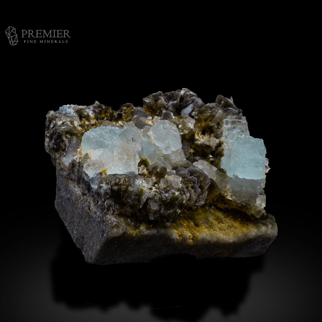 Aquamarine, Beryl, Etched Crystal, Cluster, Unique, Combination Specimen, 218 Grams, 1090 Carats, Pakistan Mineral, Skardu, Raw Crystal, Collector Grade, Cabinet Specimen, Unique Habit
