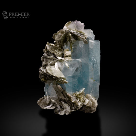 Aquamarine, Beryl, Fluorite, Pink Fluorite, Mica, Muscovite, Combination Specimen, 155 Grams, 775 Carats, Pakistan Mineral, Skardu, Raw Crystal, Collector Grade, Unique Color