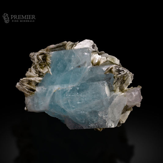 Aquamarine, Beryl, Fluorite, Pink Fluorite, Mica, Muscovite, Combination Specimen, 155 Grams, 775 Carats, Pakistan Mineral, Skardu, Raw Crystal, Collector Grade, Unique Color