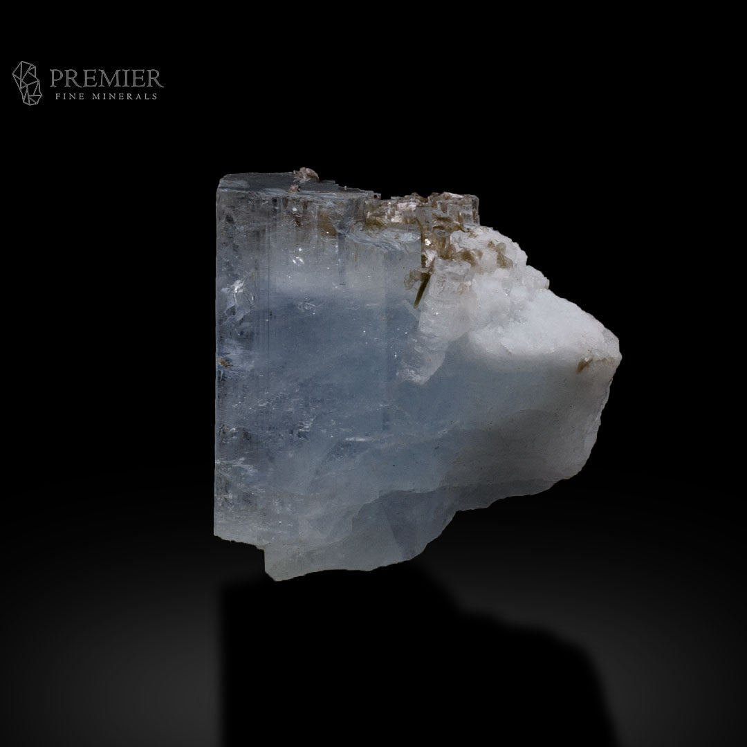 Aquamarine, Beryl, Mica, Muscovite, Combination Specimen,  Pakistan Mineral, Skardu, Raw Crystal, Collector Grade, Miniature Specimen, Gem Quality