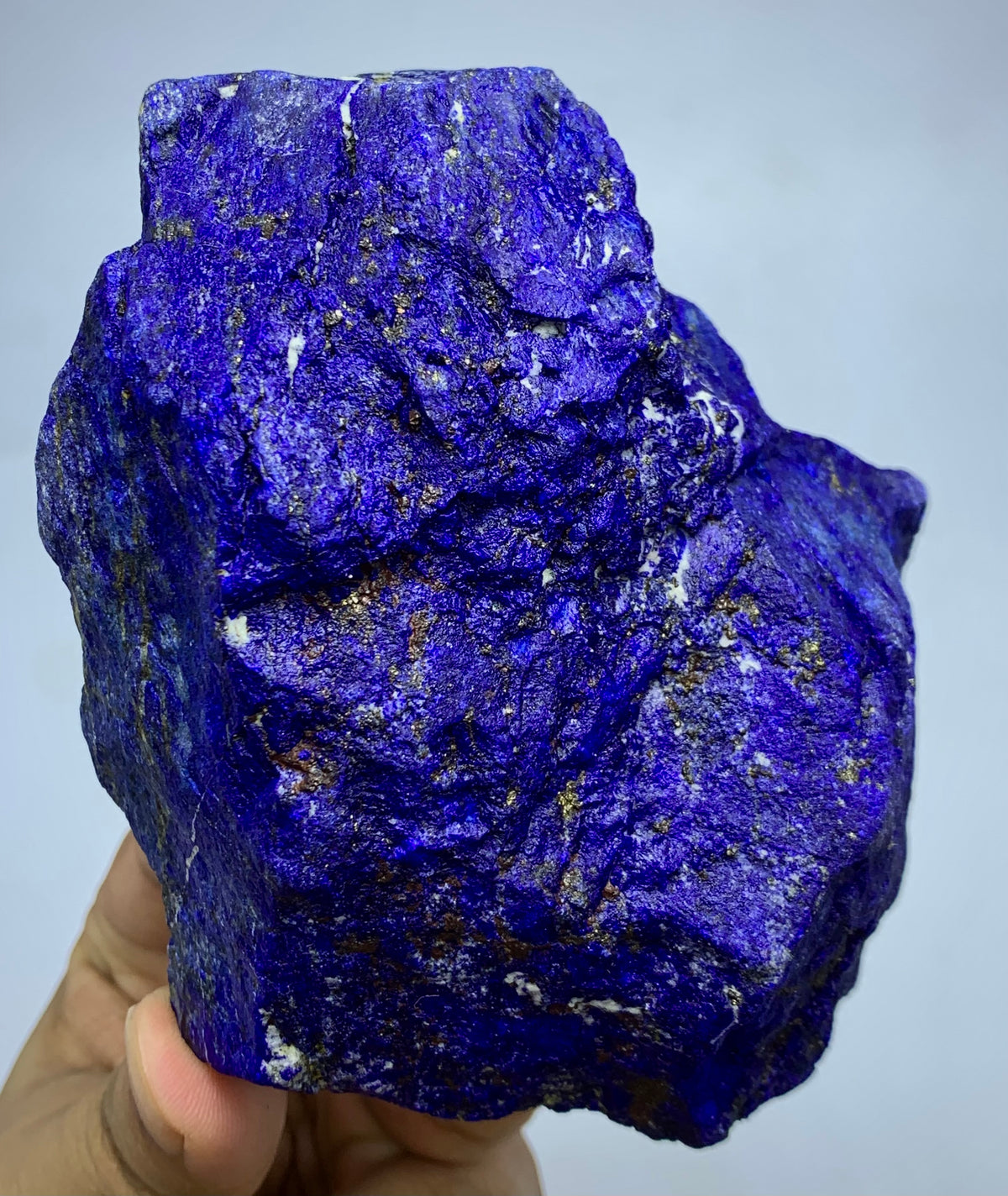 large Lapis Lazuli specimen with gold pyrite
Badakhshan Lapis Lazuli boulder for collectors