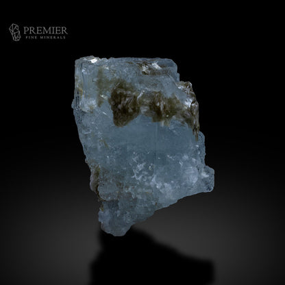 Aquamarine, Beryl, Etched Crystal, Perfect Etched, Mica, Combination Specimen, 35.3 Grams, 176.5 Carats, Pakistan Mineral, Skardu, Raw Crystal, Collector Grade, Miniature Specimen