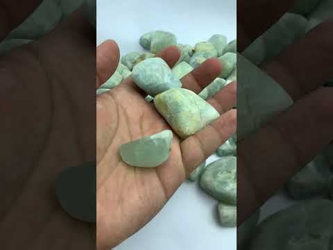 Aquamarine Crystal Polished Blue Tumbled - Pakistan