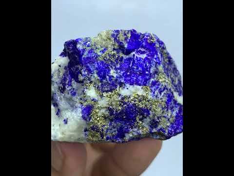 Raw Lapis Lazuli with Gold Pyrite – Badakhshan, Afghanistan