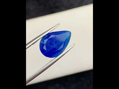 Haüyne Pear cut Gemstone from Afghanistan