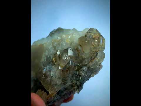 Polychromatic Skeleton, Rose Quartz, Smoky Quartz - Pakistan