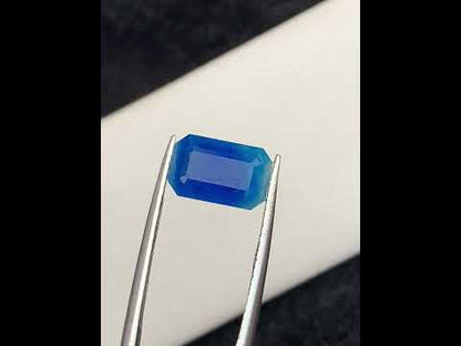 Hauyne Emerald Cut Stone From Afghanistan