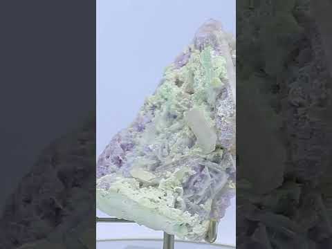 Kunzite Crystal on Cleavelandite Matrix – Afghanistan Mineral Specimen
