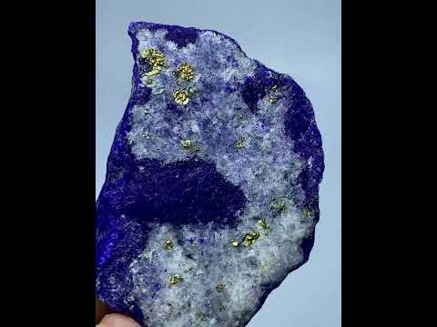 Lapis Lazuli Specimen with Gold Pyrite – Badakhshan