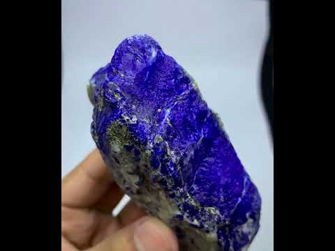 Raw Lapis Lazuli Specimen with Golden Pyrite - Badakhshan Afghanistan
