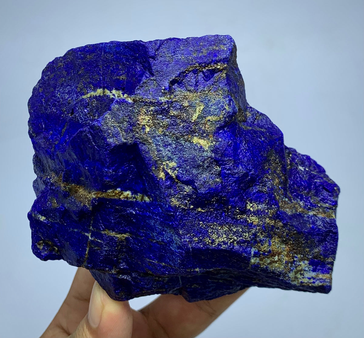 raw Lapis Lazuli boulder specimen for sale
780g Lapis Lazuli rough stone from Afghanistan